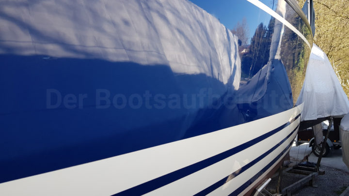 Bootsservice Zengerle - Der Bootsaufbereiter Reinigen Polieren Versiegeln einer X302 am Bodensee