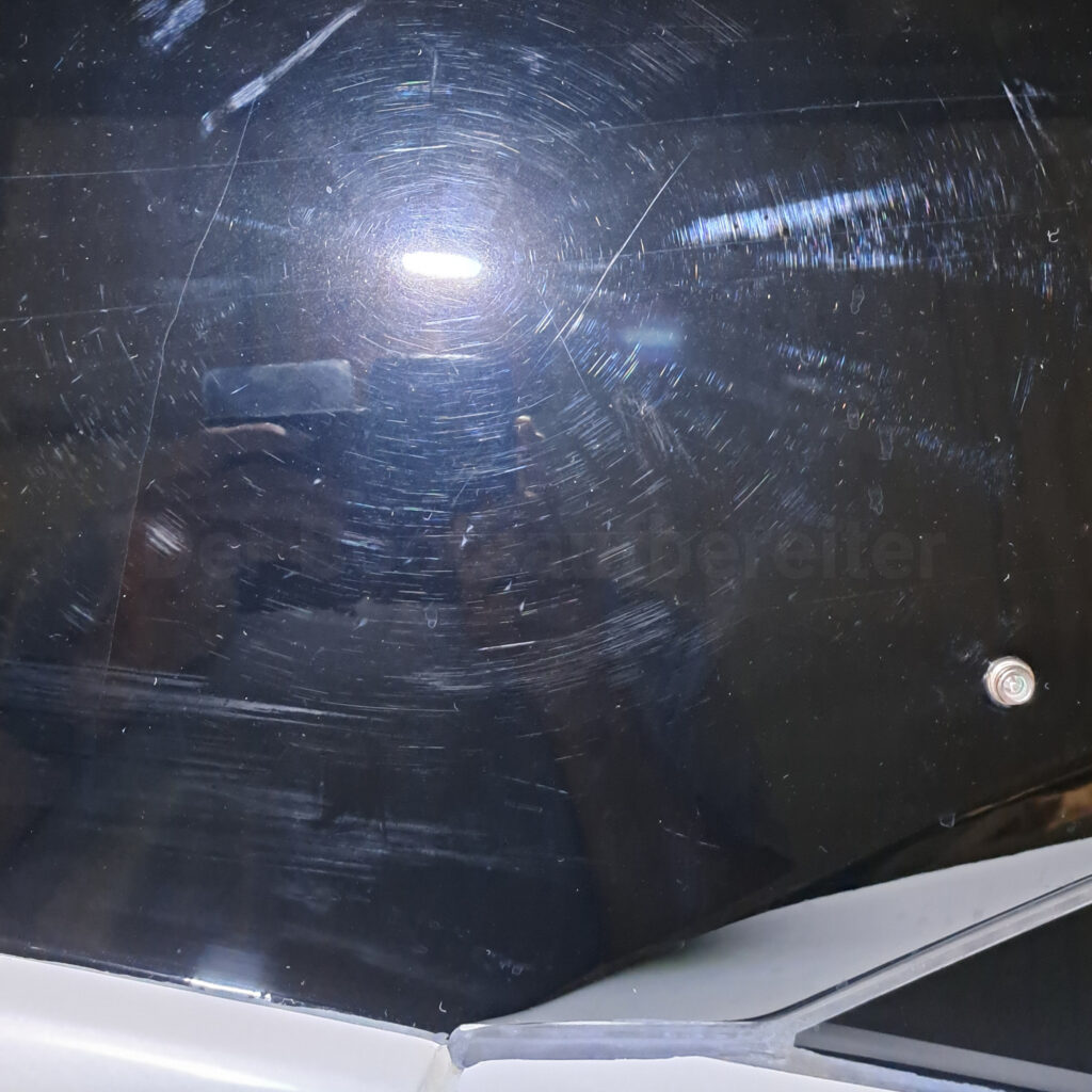 Keramikversiegelung einer Sunseeker Predator 55