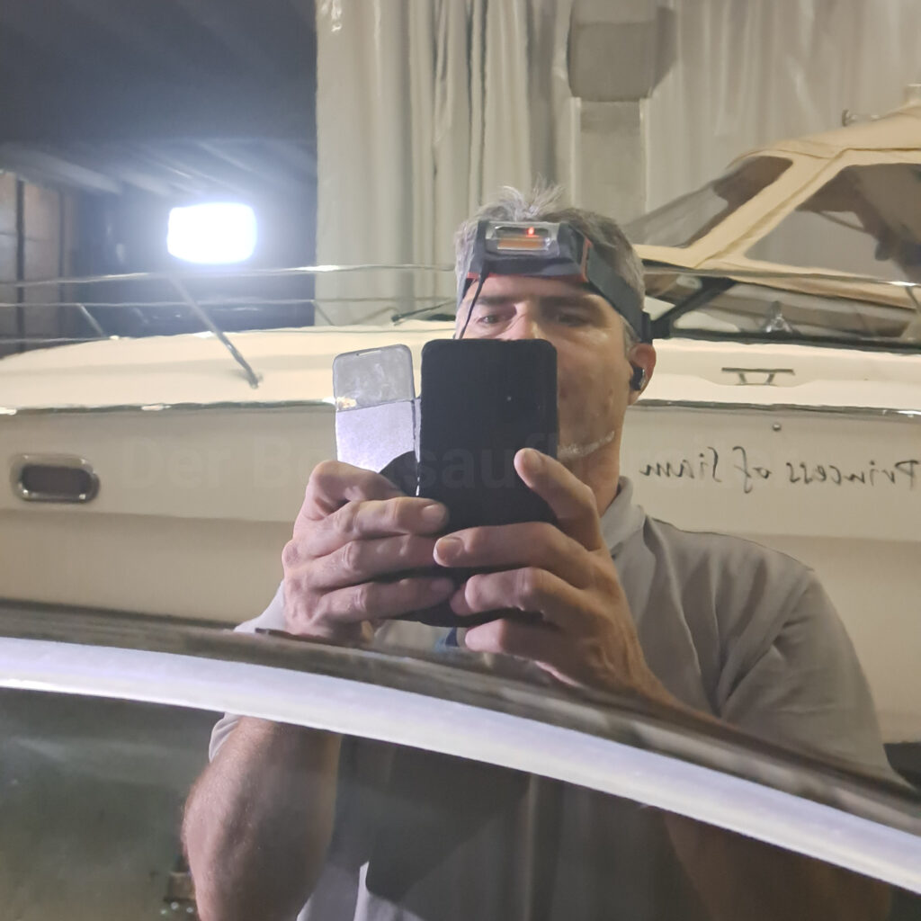 Keramikversiegelung einer Sunseeker Predator 55