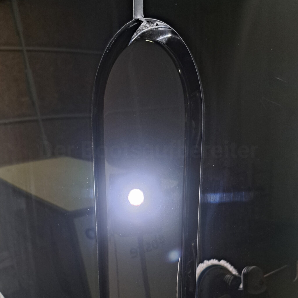 Keramikversiegelung einer Sunseeker Predator 55