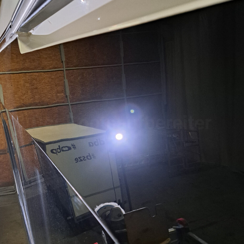 Keramikversiegelung einer Sunseeker Predator 55