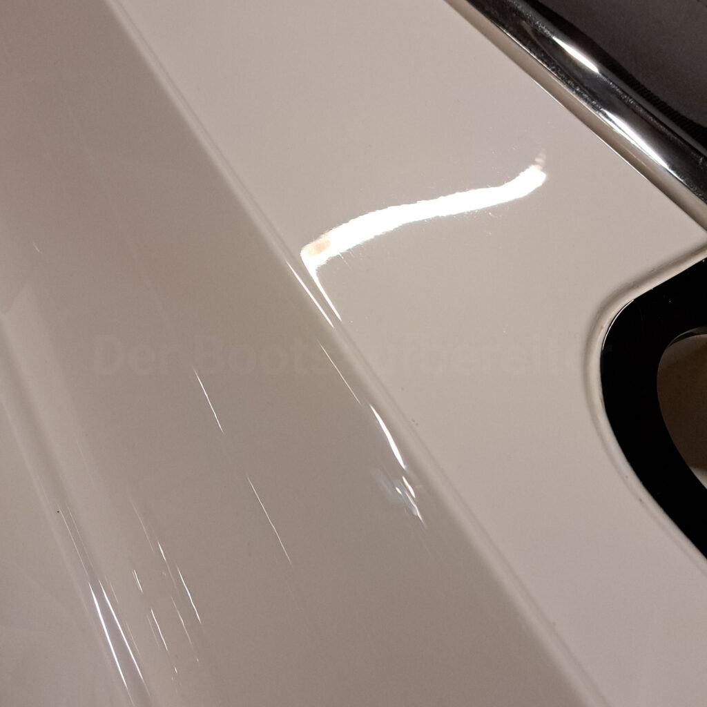 Keramikversiegelung einer Sunseeker Predator 55