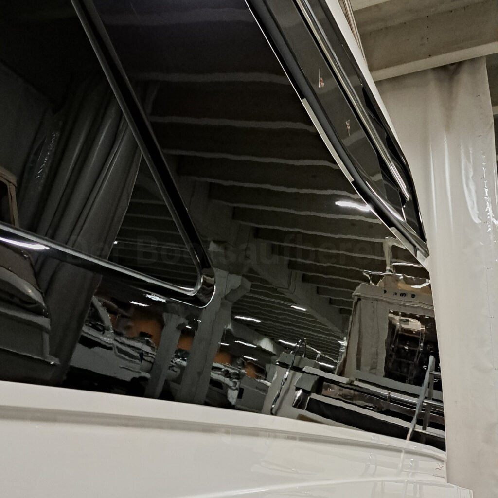 Keramikversiegelung einer Sunseeker Predator 55