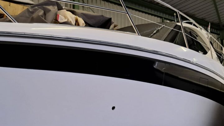 Aufbereiten Polieren einer Galeon 385 HTS